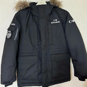 아이더 구스다운 남성 블랙 패딩(새상품)