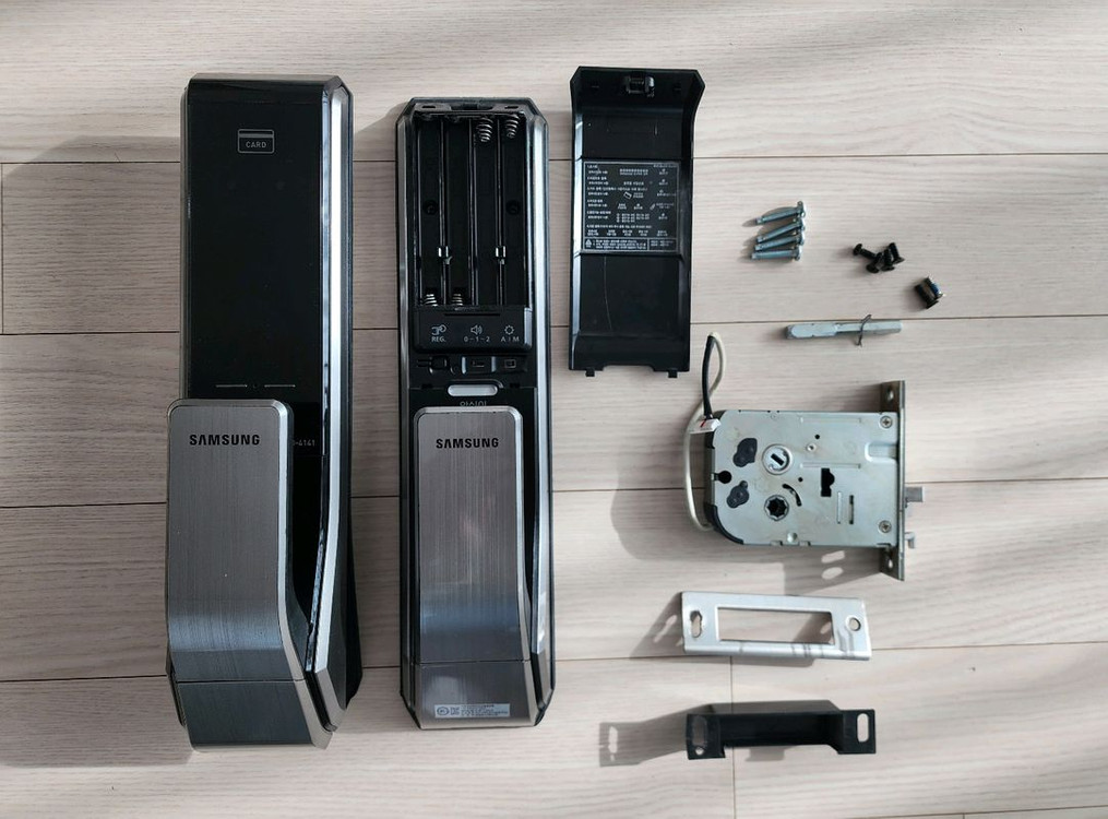 삼성 푸시풀 디지털 도어락 (SHP-DP710, 삼성로고) 이미지