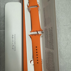 애플워치 에르메스 오랑쥬 실리콘밴드 42