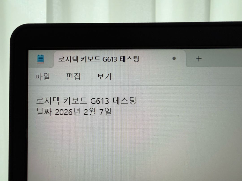 로지텍 logi 로지 키보드 G613 무선 기계식 게이머 로지스피드 게이밍 배터리 포함테스팅완료 사진 참고깨끗 실사--6