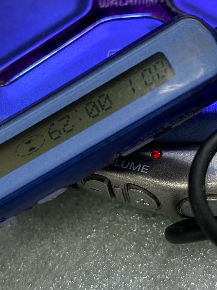 소장용 소니MZ-E44 석유통MD플레이어 카멜레온 블루칼라 판매합니다--4