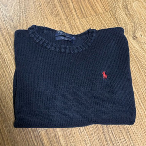 폴로 네이비 니트 스웨터 보이즈 S 이미지