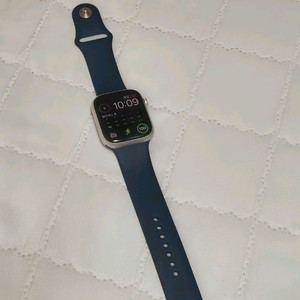 애플워치9 45mm 실버 GPS 배터리성능99퍼 풀박스 이미지