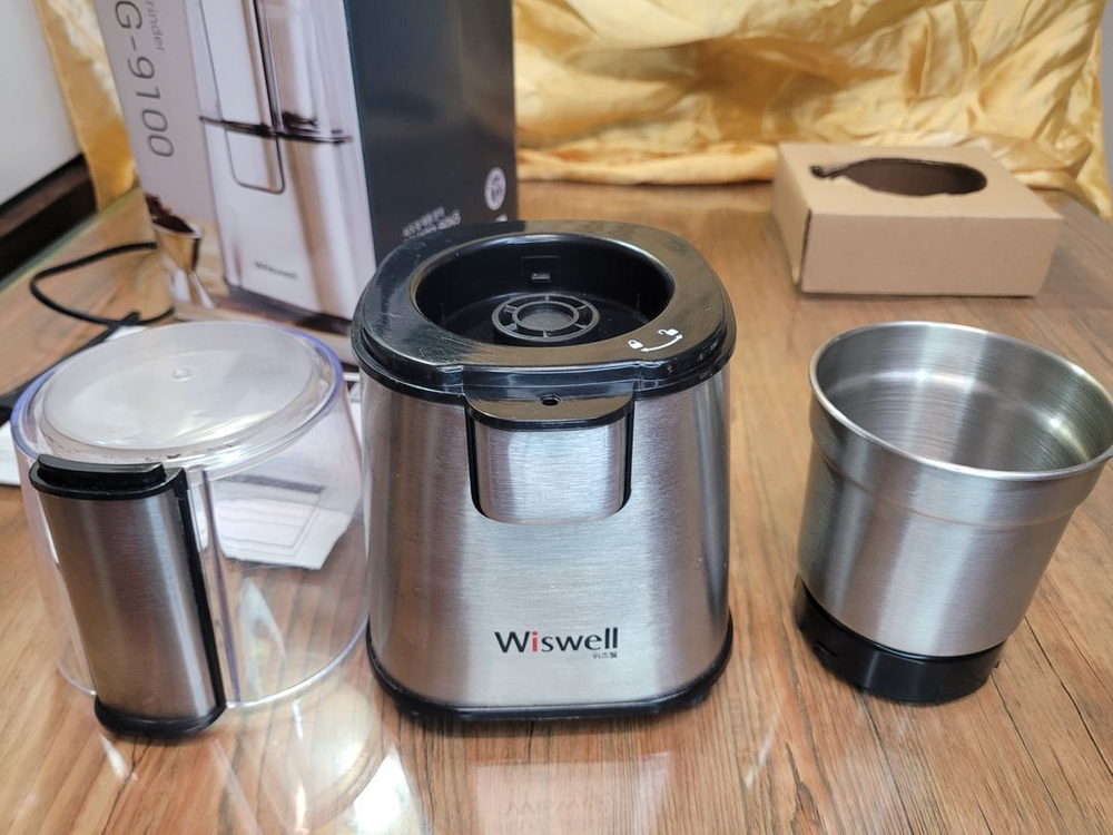 홈카페 위즈웰 WSG 9100 자동그라인더 원두 분쇄기 에스프레소 드립 이미지