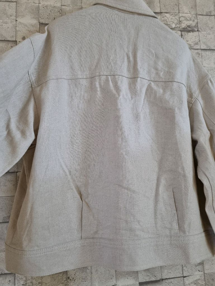 더엣지 베이지 린넨혼방 자켓--11