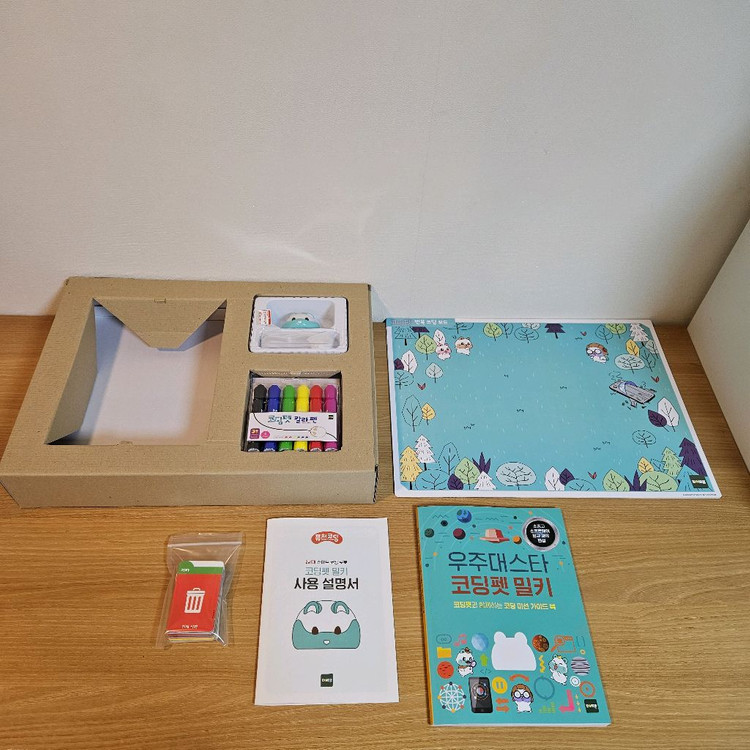 스마트 코딩로봇 코딩펫 밀키--1