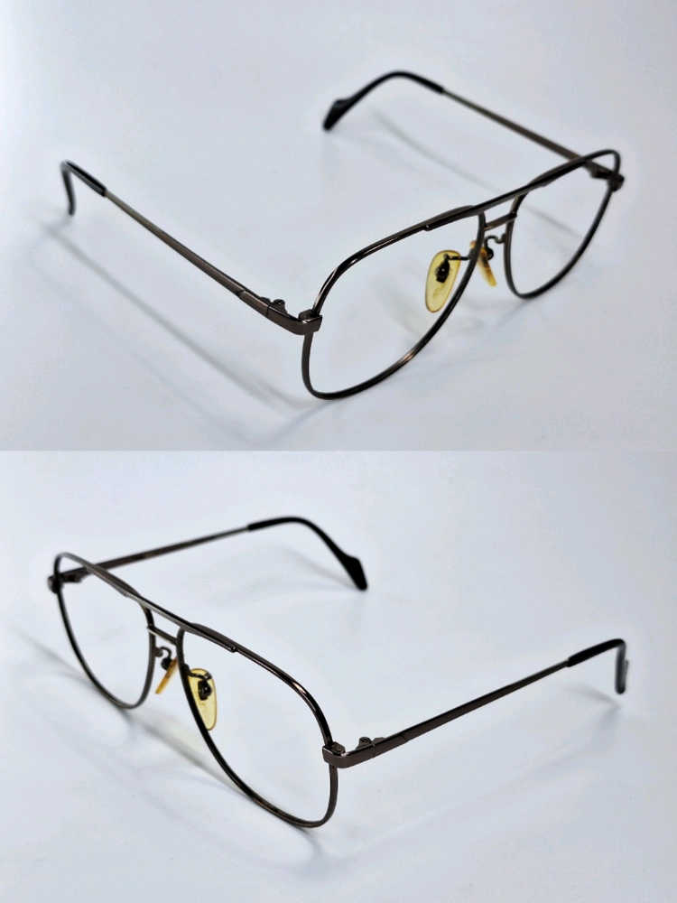 90s 일본 빈티지 투브릿지 더블브릿지 johnny macky jm-8563 티타늄 안경테 58mm 레트로 클래식 이미지