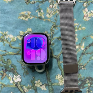 애플워치8스테인리스 41mm 실버