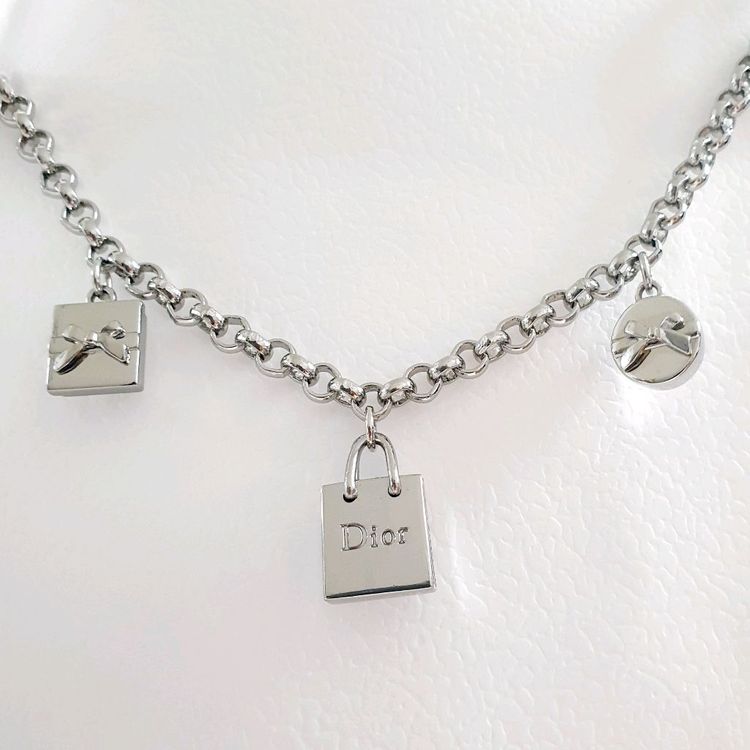 디올팔찌 실버 참장식 브레이슬릿 토글팔찌--1