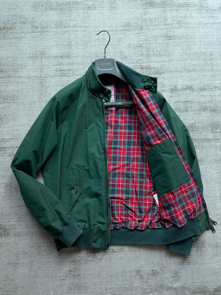 바라쿠타 시그니처 헤링턴 G9 자켓 레이싱 그린 England made--2