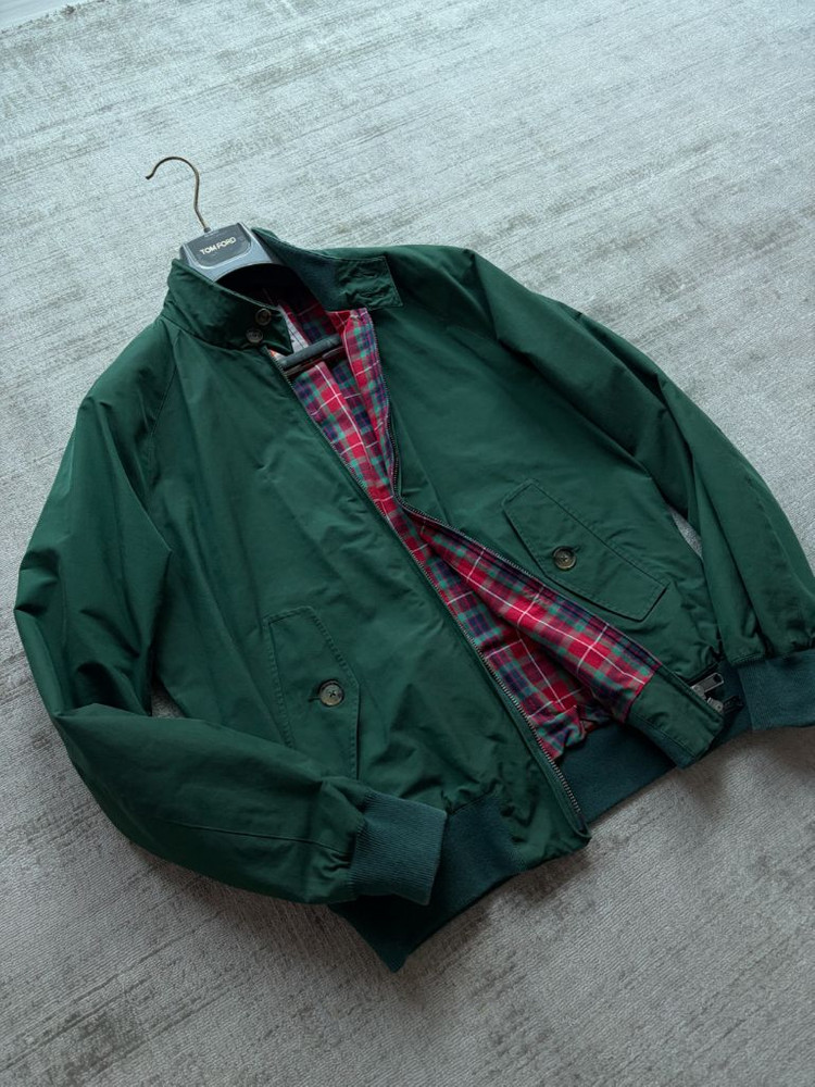 바라쿠타 시그니처 헤링턴 G9 자켓 레이싱 그린 England made--3
