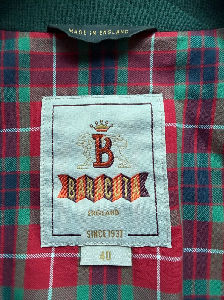 바라쿠타 시그니처 헤링턴 G9 자켓 레이싱 그린 England made--7