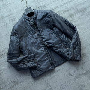 휴고보스 메인라벨 패디드 카페레이서 라이더 블루종