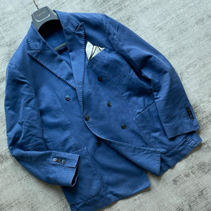 루비암 명작 가먼트다이드 더블 자켓 italy made 행거치프 포함