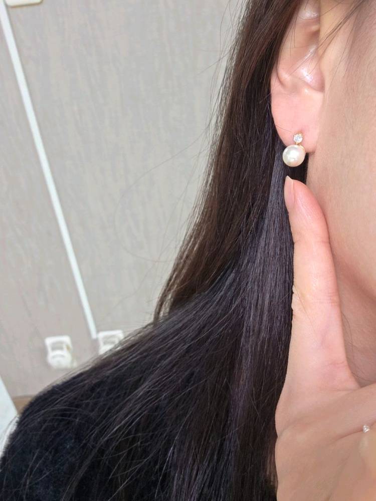 오스트리아 진주 귀걸이--1
