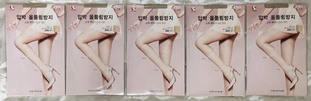 비너스 압박 팬티스타킹 20D 살구색 M-L 5족 이미지
