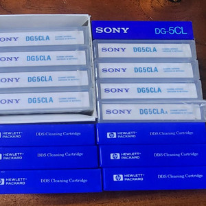 SONY, HP DAT(DDS) 크리닝 테이프 미개봉 신품