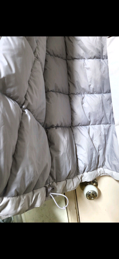 뉴발란스 구스 패딩 95사이즈 아이보리--5