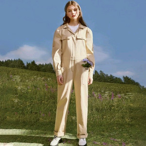 로라로라 점프수트 베이지