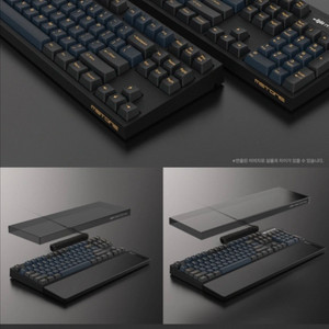 그루브스톤 기계식 키보드 블루블랙 갈축! 텐키리스 게이밍 키보드 이미지
