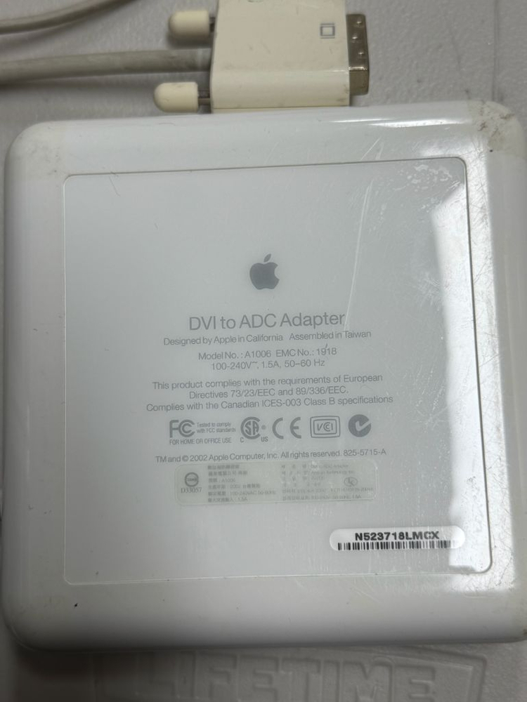 애플 DVI to ADC 아답터(파워코드미포함)--1