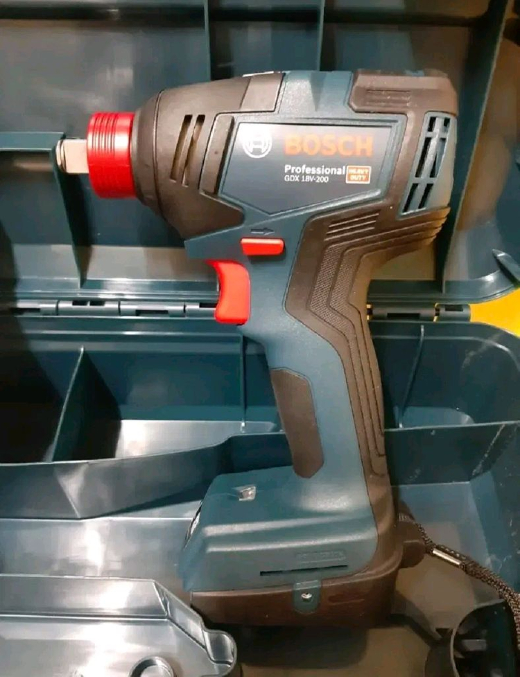 보쉬GDX18V200충전임팩트드라이버렌치겸용베어툴--1