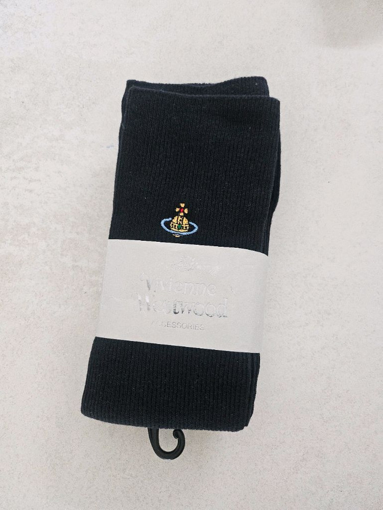 비비안웨스트우드 오버니삭스 새상품(라운딩, 필라테스양말 이미지