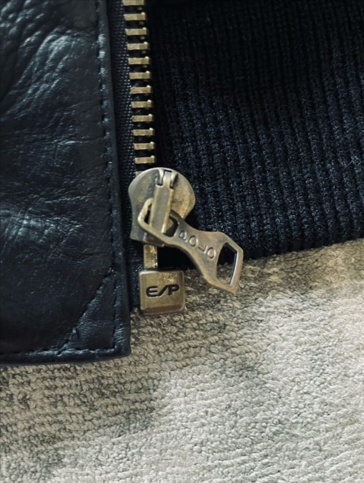 (네고가능)정품 폴로 랄프로렌 클래식 카우하이드 A-2 가죽 자켓 하이그로시 이미지