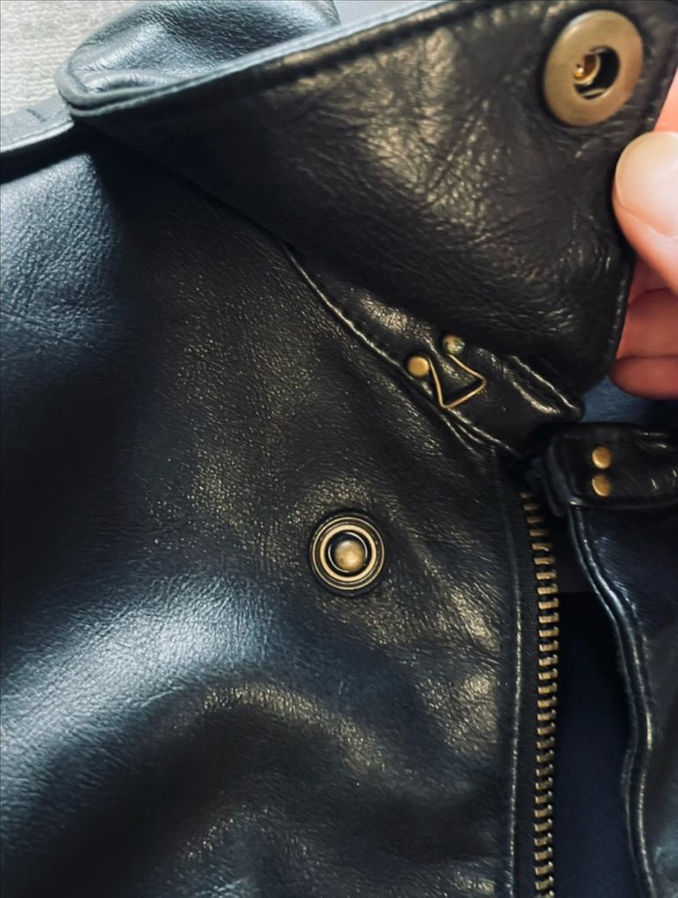 (네고가능)정품 폴로 랄프로렌 클래식 카우하이드 A-2 가죽 자켓 하이그로시 이미지