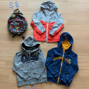 120 기모 후드집업 +바람막이 새것 +거위 경량패딩+ 다운패딩