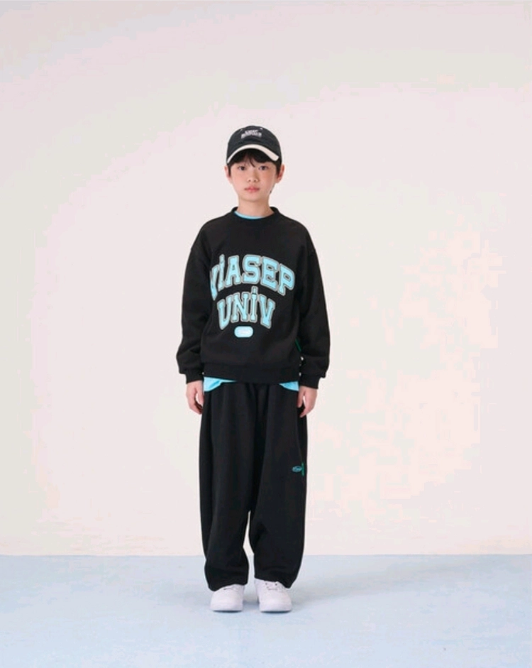 가격내림) 비아셉템버 봄신상 상하세트 블랙 120사이즈 이미지