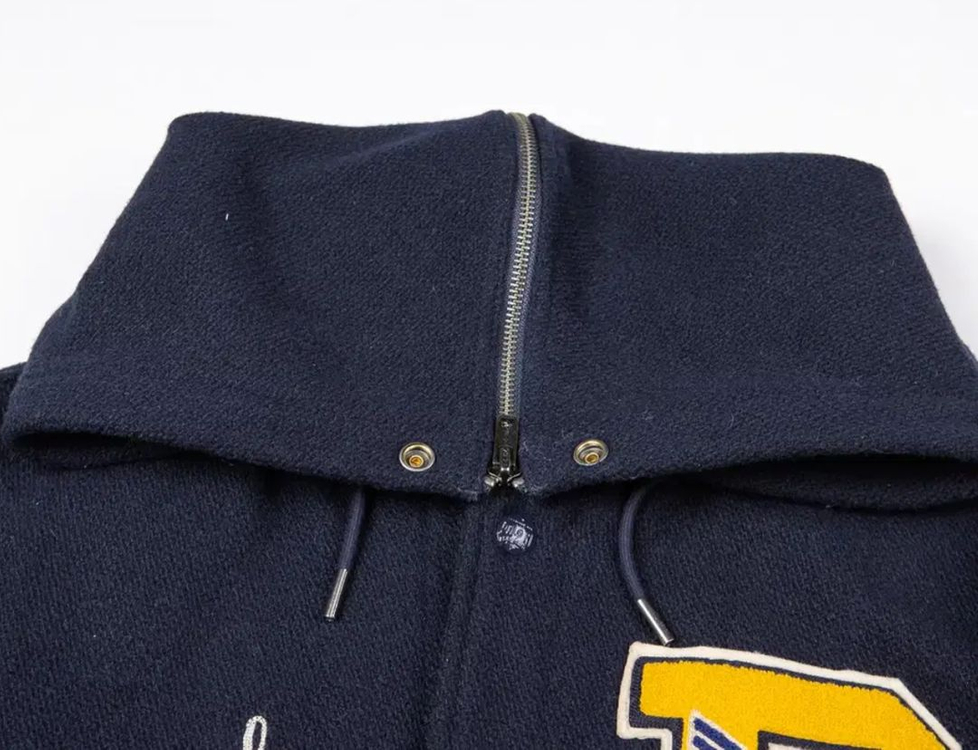 폴로 랄프로렌 파일 플리스 레터맨 자켓--4