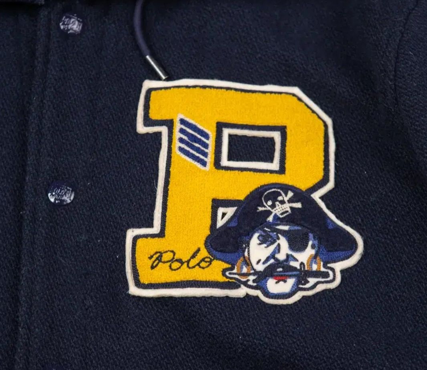 폴로 랄프로렌 파일 플리스 레터맨 자켓--5