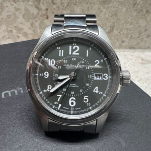 해밀턴 카키필드 오토매텍 38mm 메탈 시계 H705950