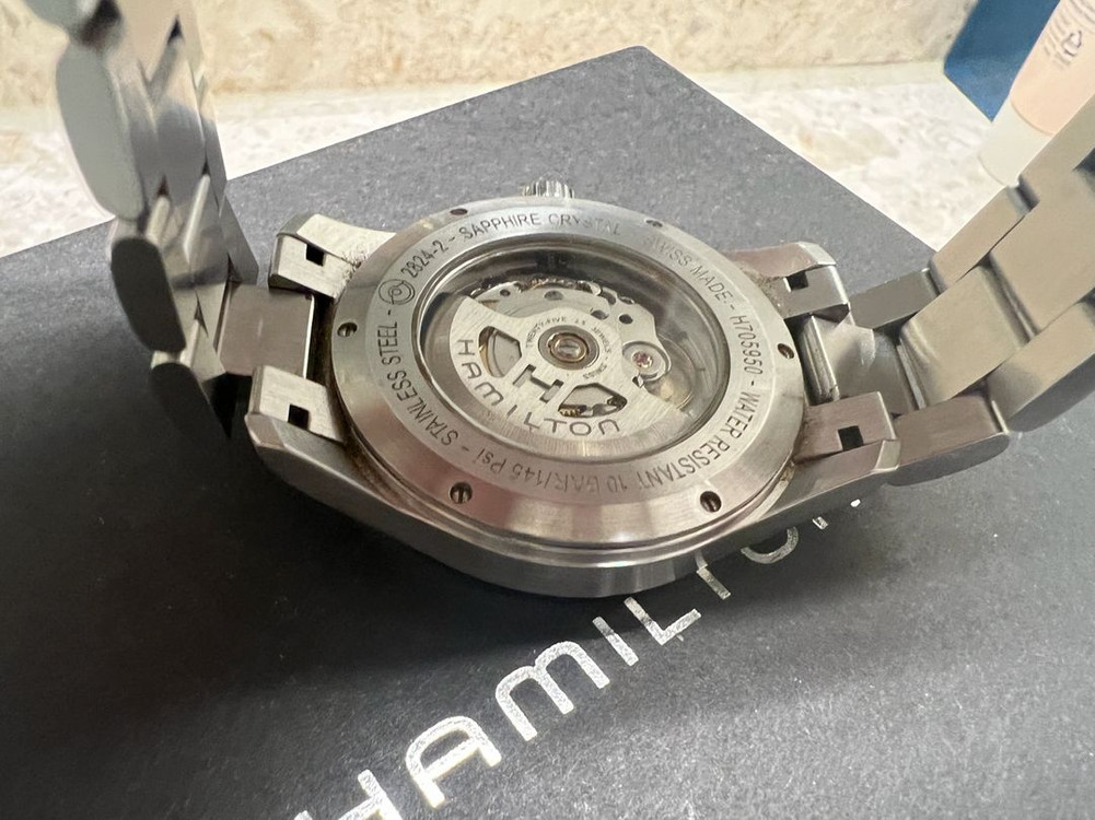 해밀턴 카키필드 오토매텍 38mm 메탈 시계 H705950--2