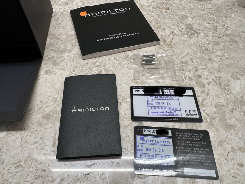 해밀턴 카키필드 오토매텍 38mm 메탈 시계 H705950--6