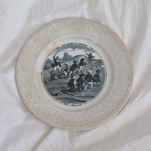 앤틱프랑스접시 프렌치접시 쥘뷔에야르접시 앤틱접시 빈티지접시 이미지