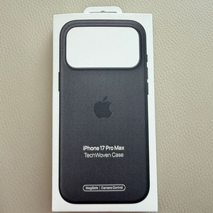 아이폰 17프로맥스 테크우븐케이스 블랙 새상품