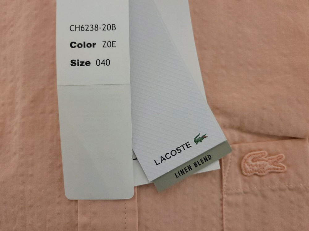 라코스테 반팔 셔츠 새상품--3