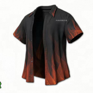 배그 스킨 온 파이어 셔츠 이미지