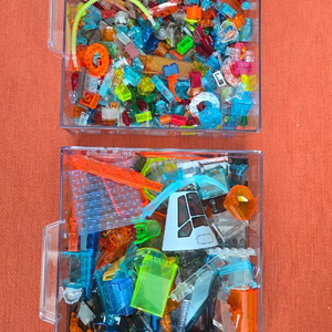 레고 벌크 부품 투명