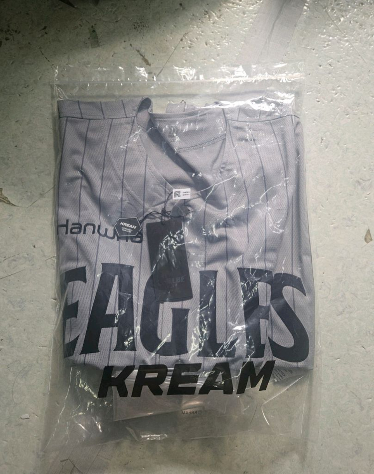 한화이글스 레플리카 그레이 어웨이 유니폼--2