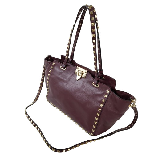 정품 발렌티노 카프스킨 금장 락스터드 2-WAY--4