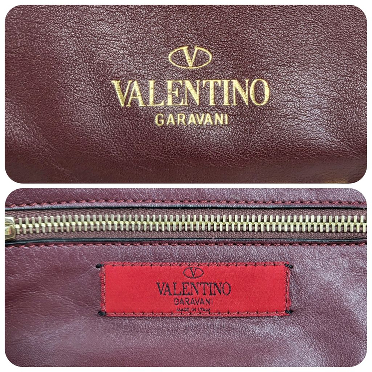 정품 발렌티노 카프스킨 금장 락스터드 2-WAY--8