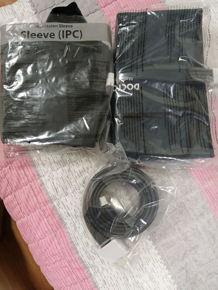 닥터라이프 원터치 허리커프, 팔커프 +싱글호스 세트 일괄 판매합니다--3