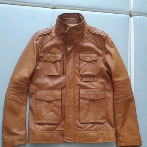 최고급 양가죽 라이더자켓 카멜