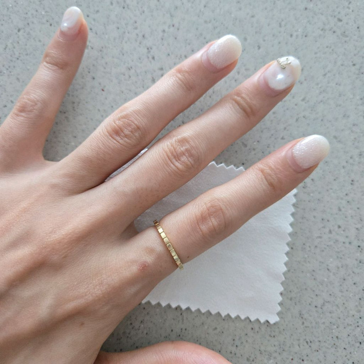 14k 얇은 금반지 1.62g (0.432돈)--7