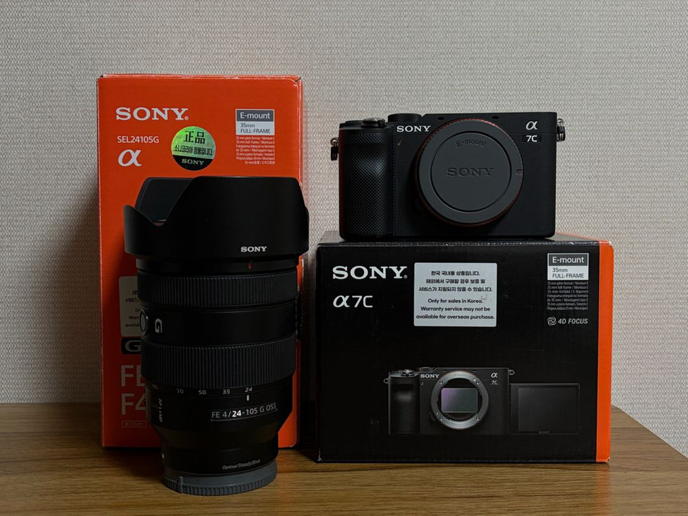 소니 A7C(s급)/ 6853컷 / FE 24-105mm f4 줌렌즈(s급) / 각각구매 가능 이미지