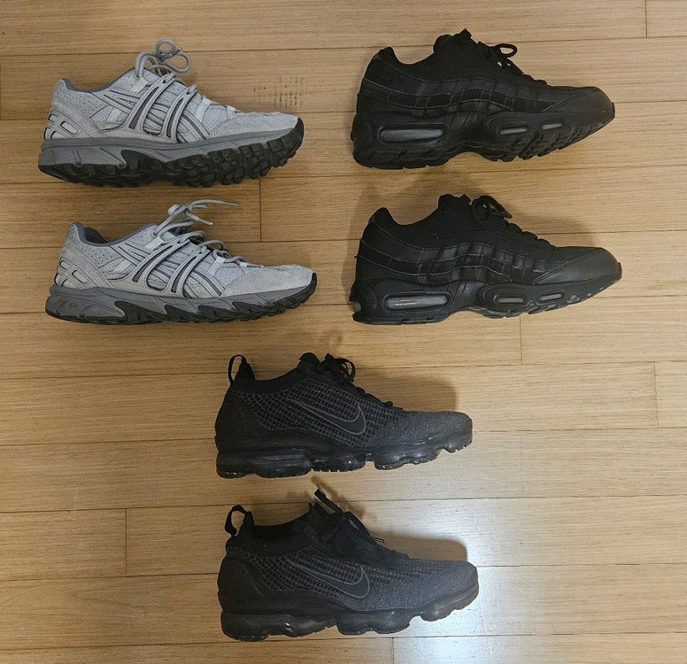 아식스 젤 소노마 오이스터 270 / 나이키 에어 95 270--1