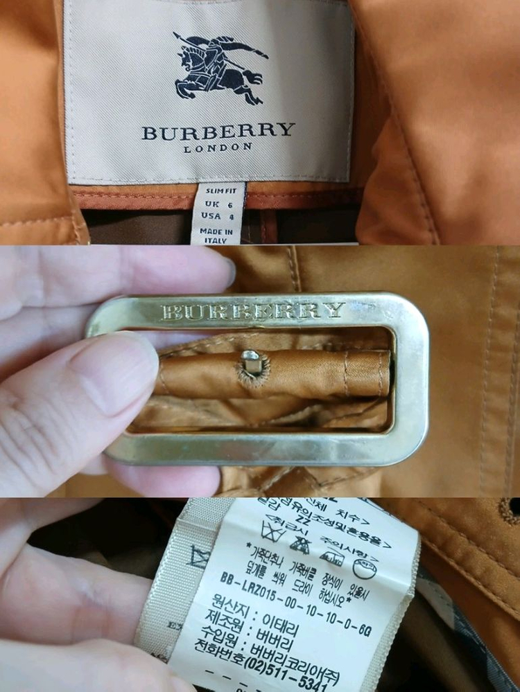 [버버리] 정품 트렌치코트--5